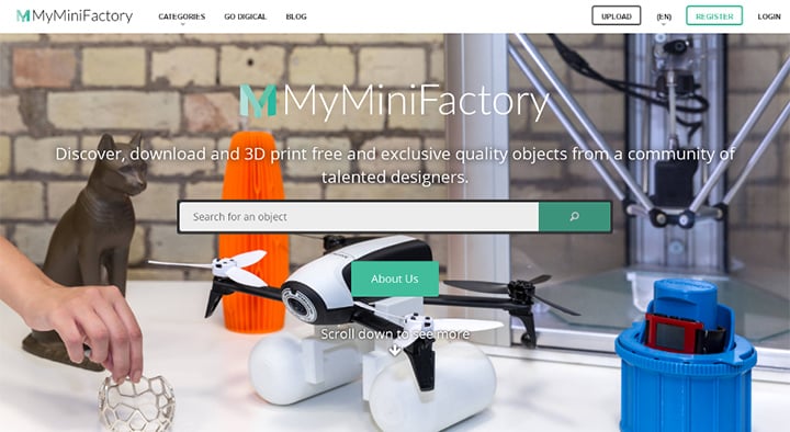 Fichier STL sur MyMiniFactory